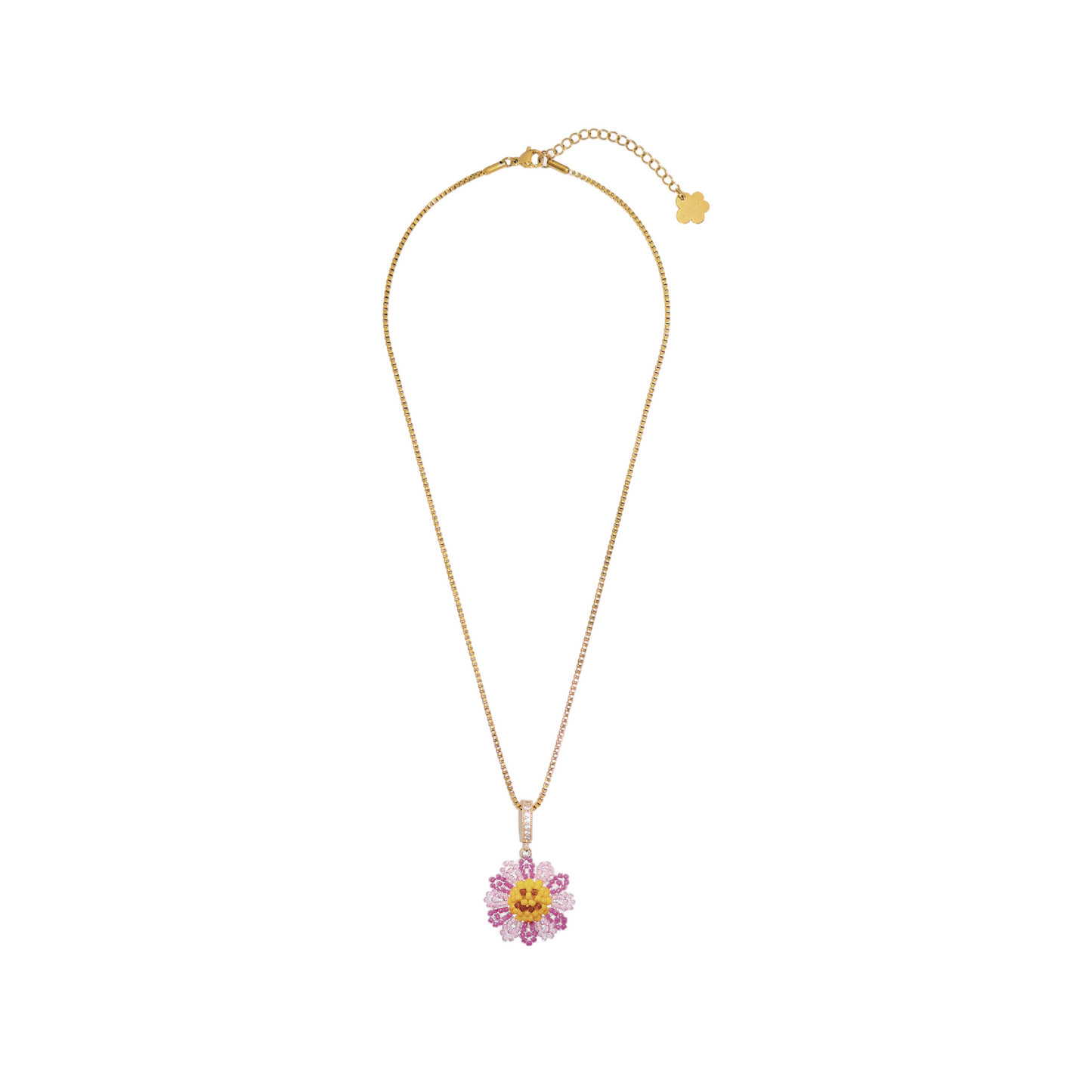 SNBC Smiley Sunflower Necklace