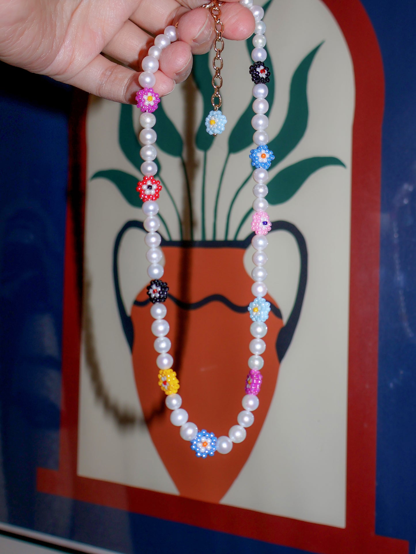 SNBC Primrose Freshwater Pearl Necklace