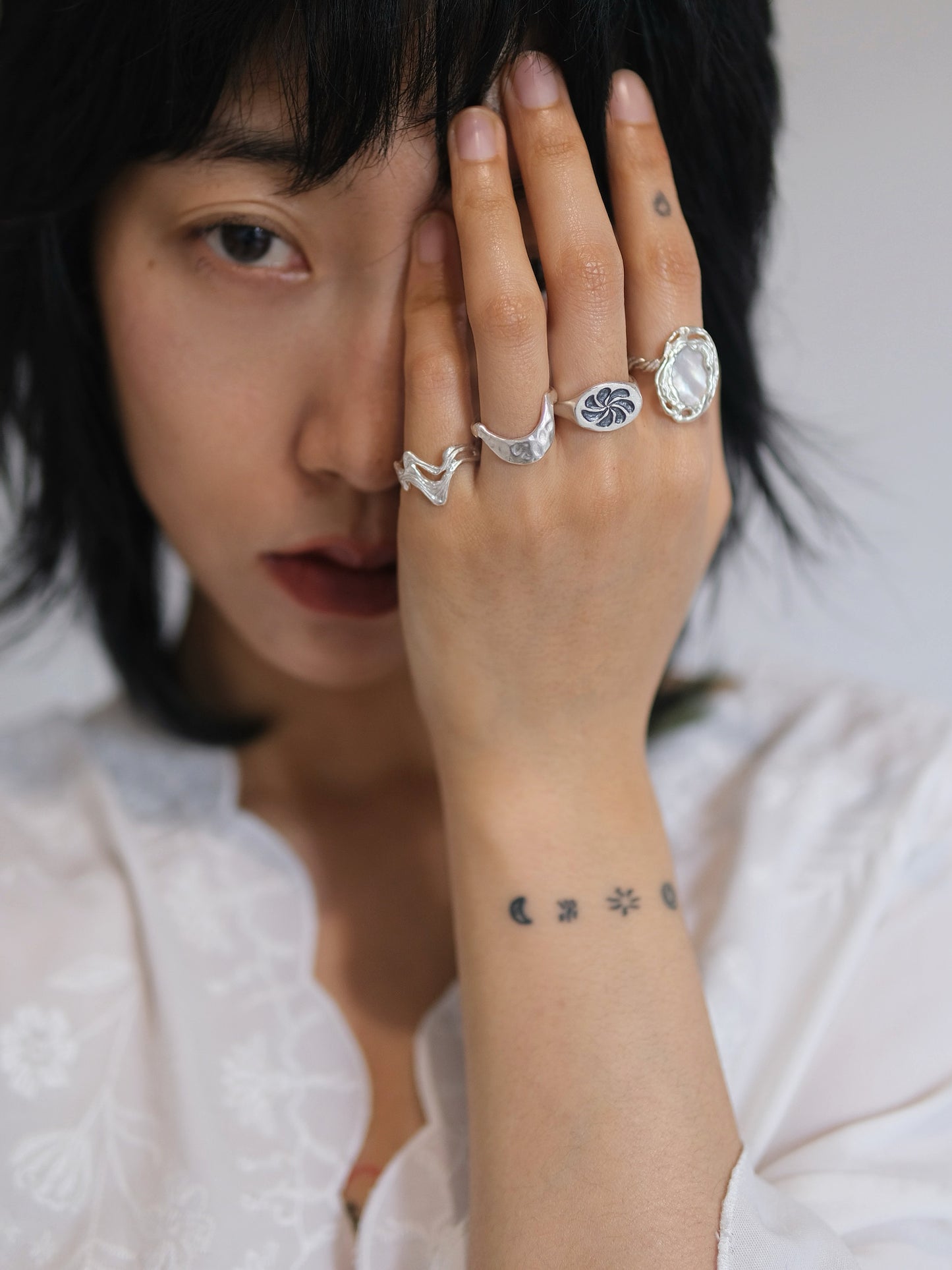 MERE Flower Open Ring