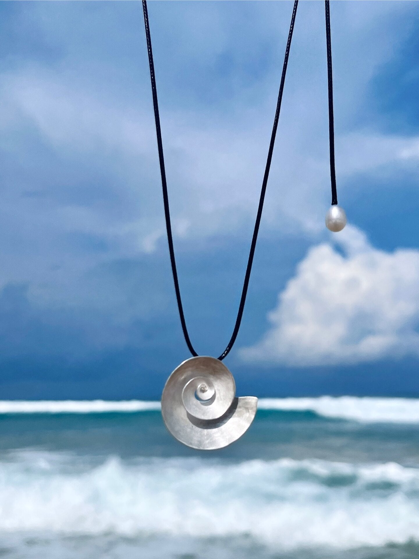 MERE Spiral Shell Necklace