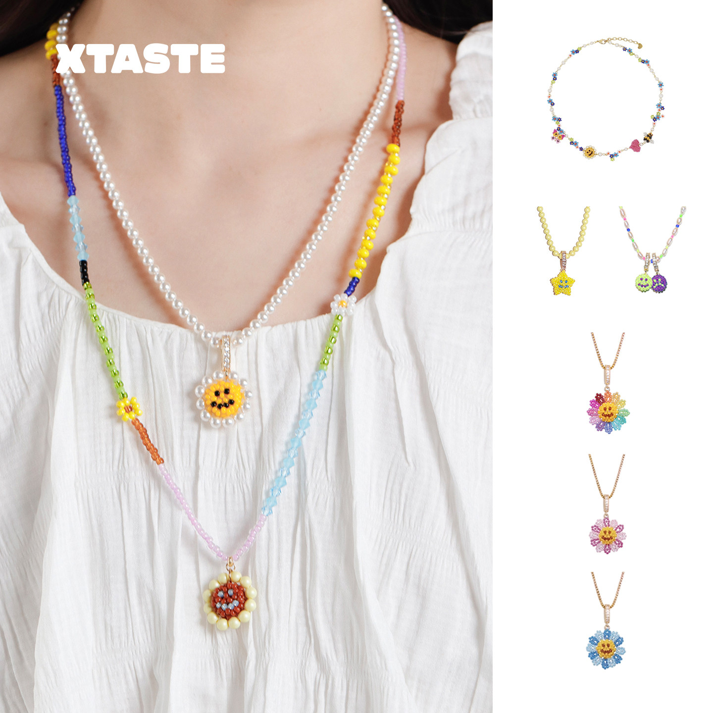 XTASTE SNBC — "Sunshine Whispers" Necklace | Niche Design Necklace & Neckwear Accessory for Women