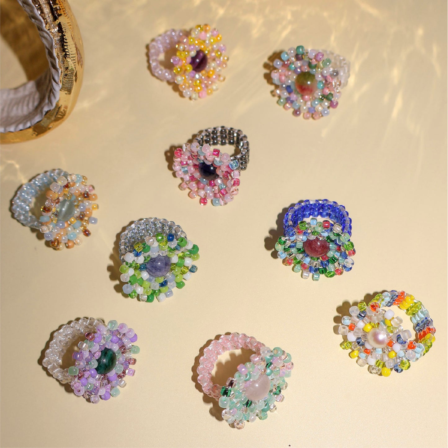 SNBC Beaded Ring