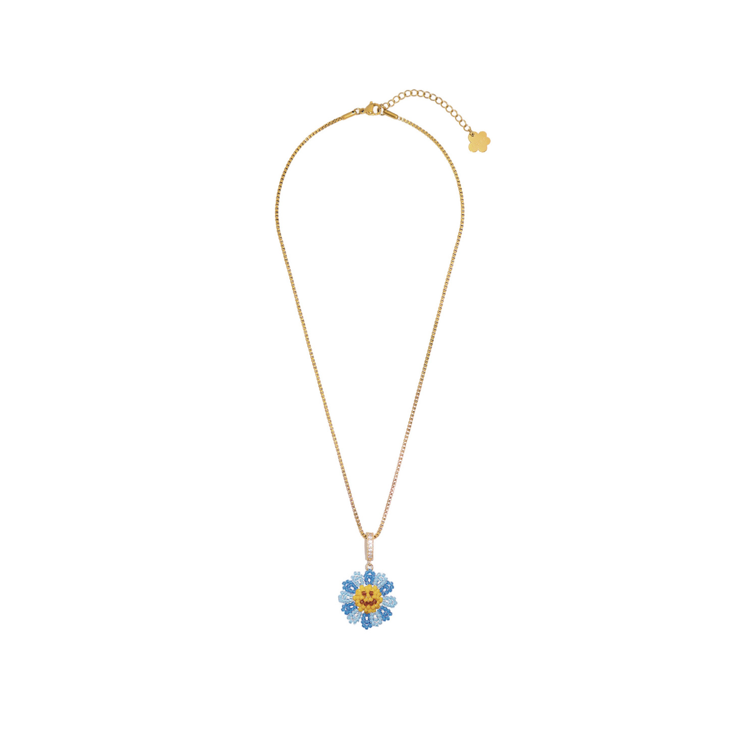 SNBC Smiley Sunflower Necklace