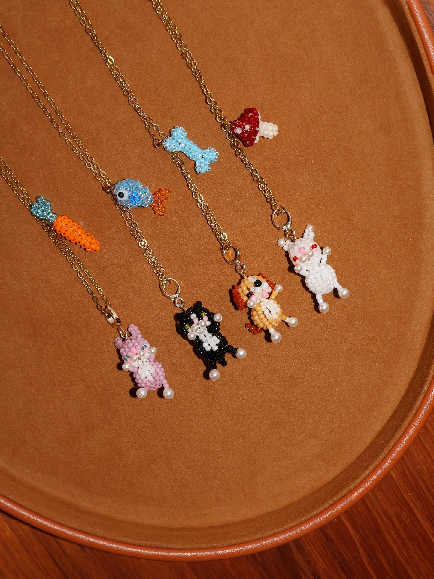 SNBC Cow Cat Fish Necklace
