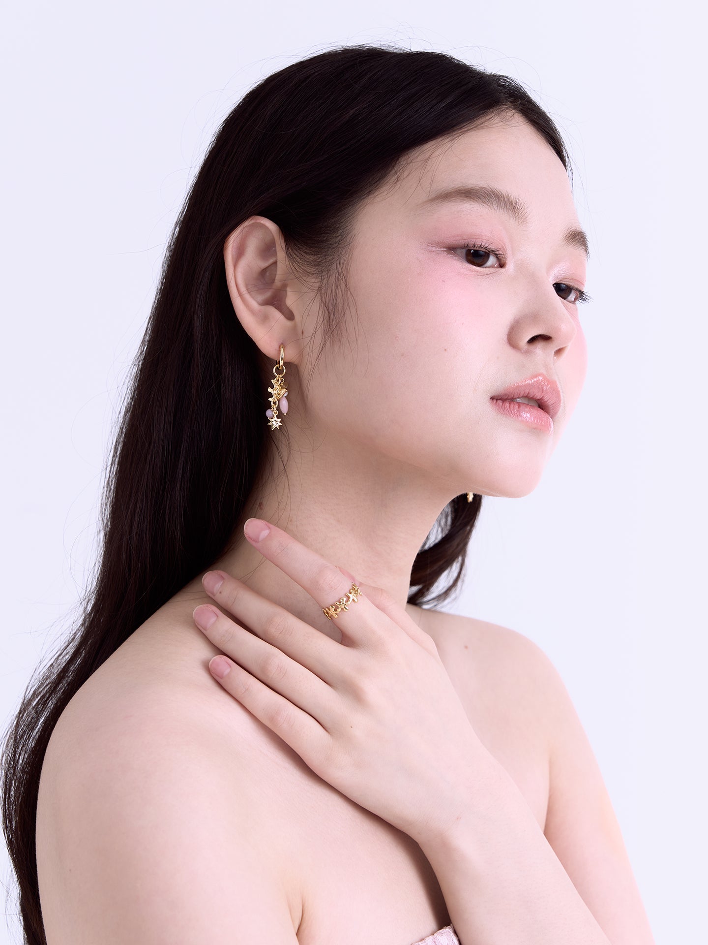 XTASTE Bird Multi-stone Earrings (Pair)