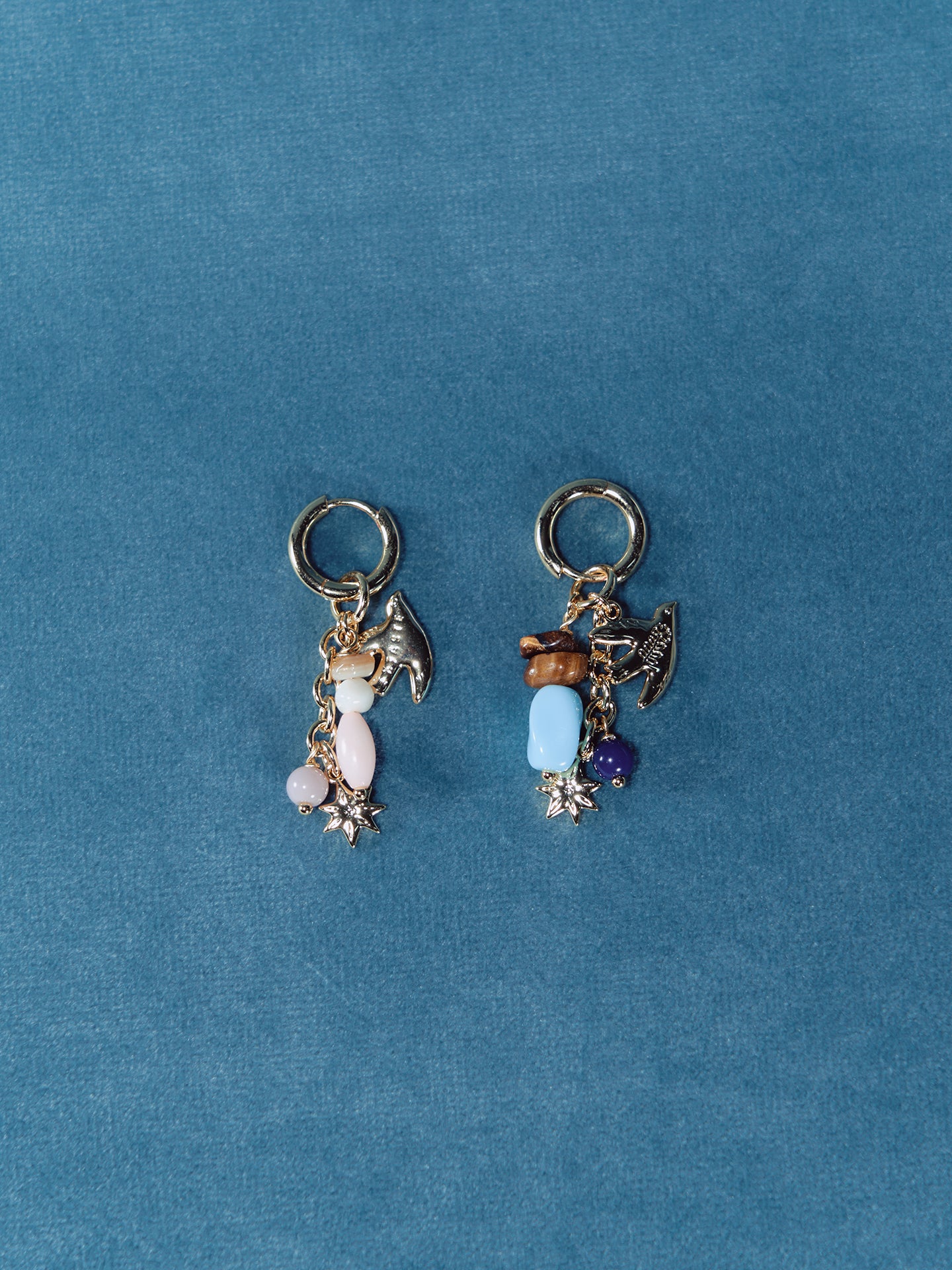 XTASTE Bird Multi-stone Earrings (Pair)