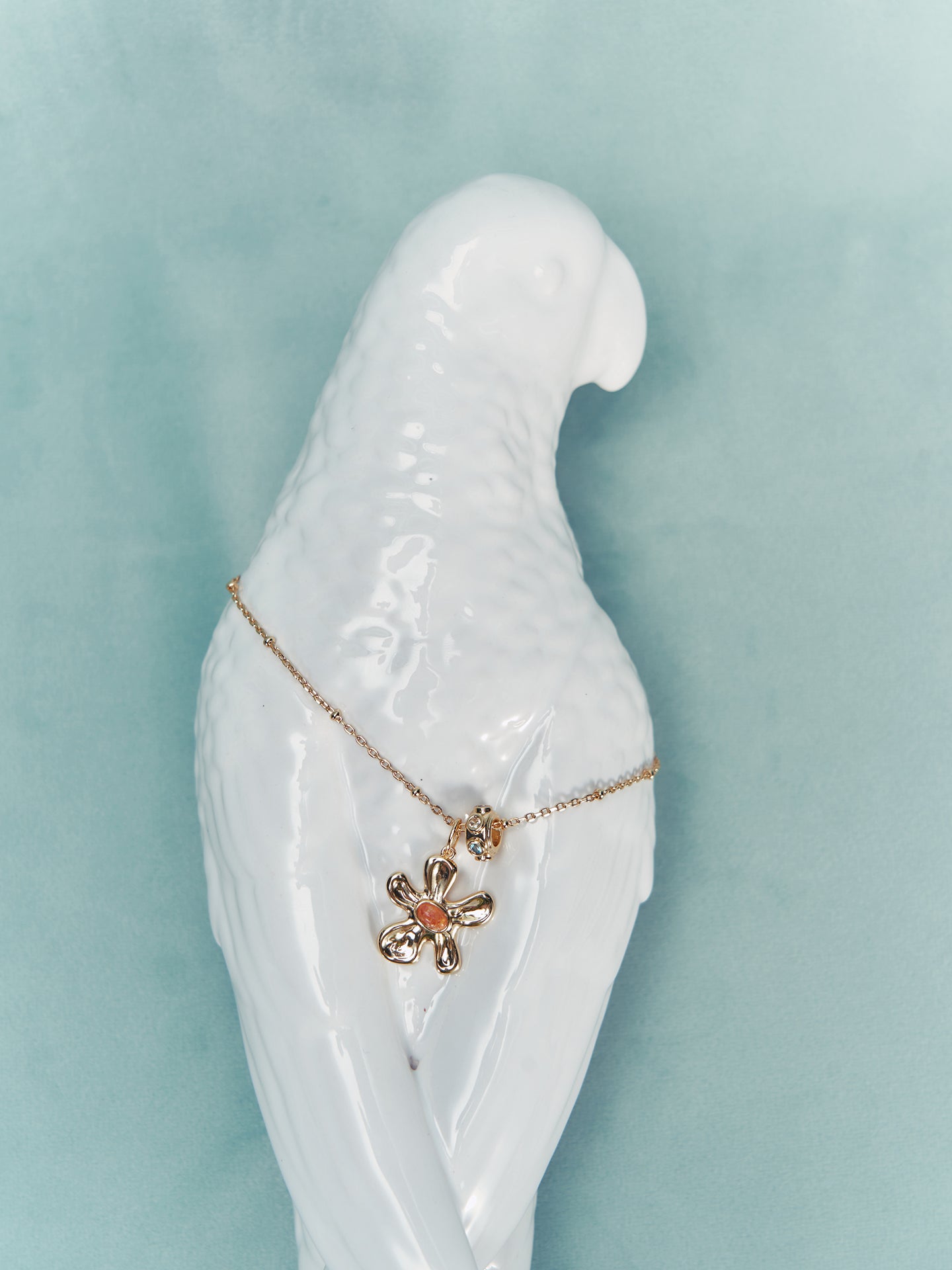 XTASTE Floral Chain Necklace