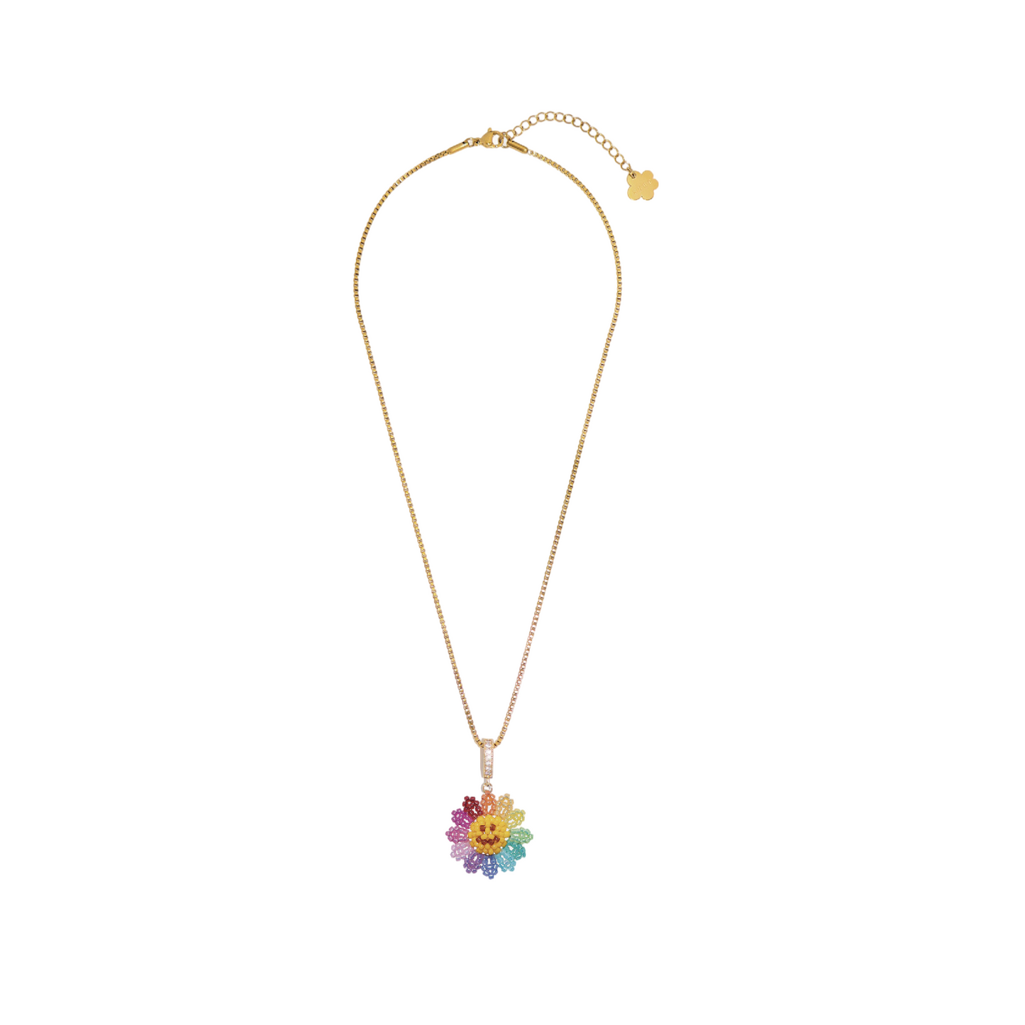 SNBC Smiley Sunflower Necklace