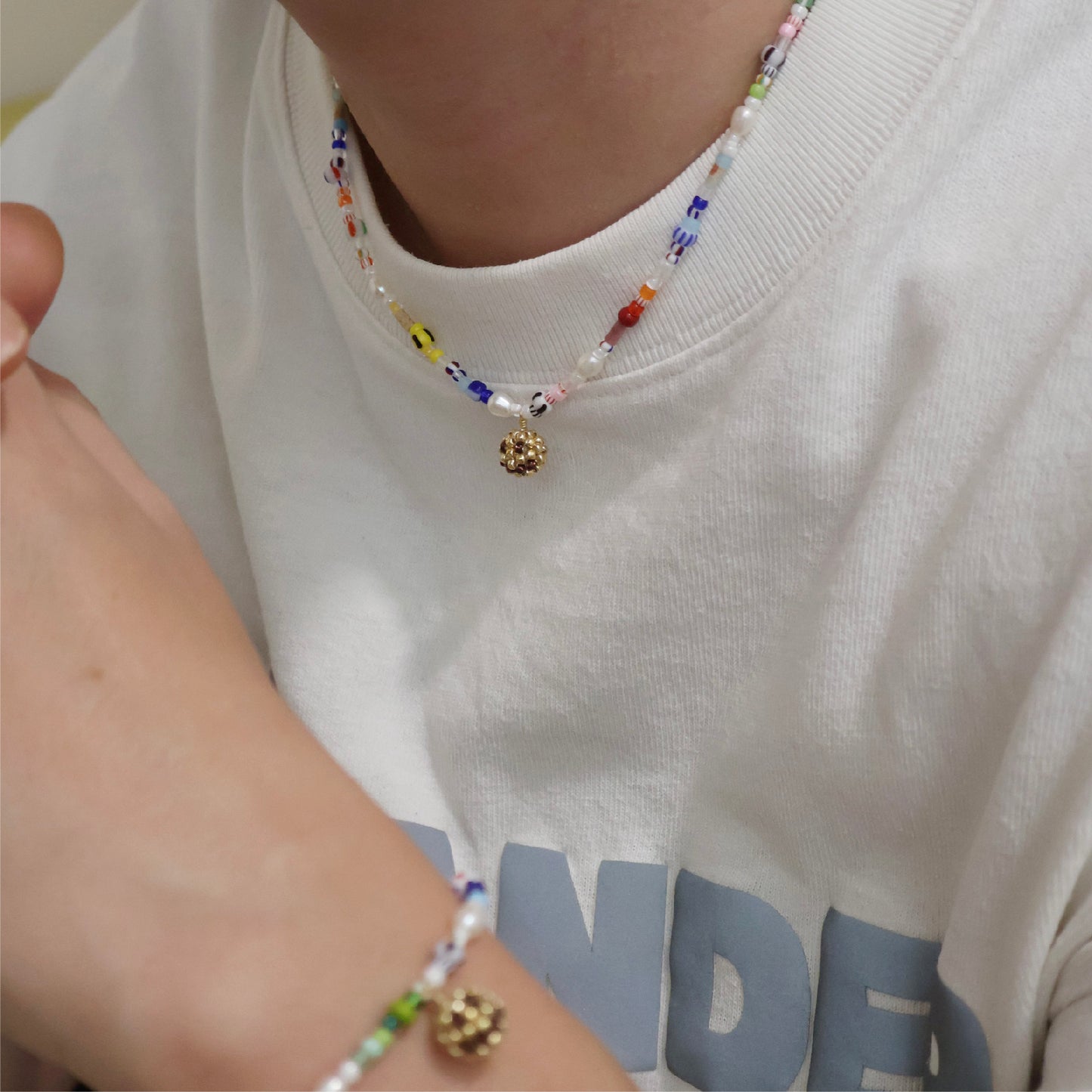 SNBC Colorful Beaded Necklace