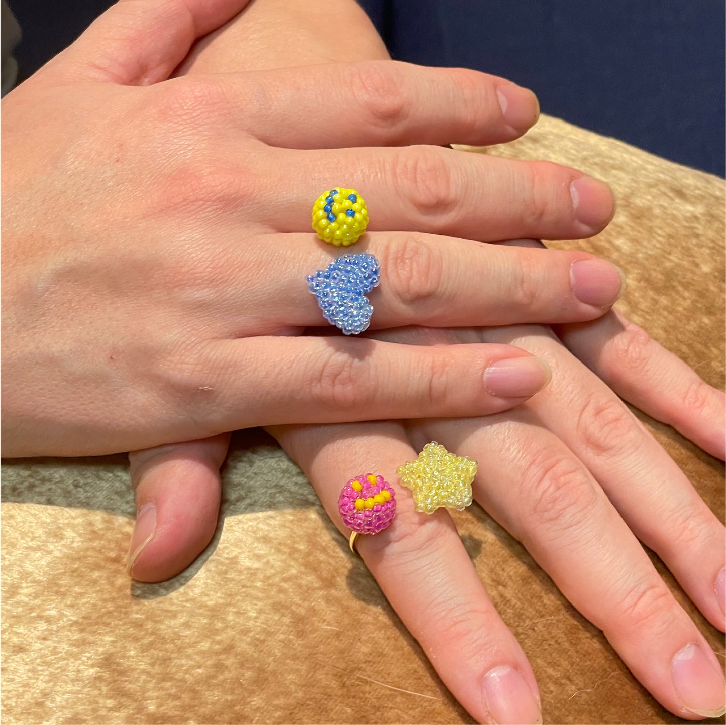 SNBC Smiley Star Open Ring