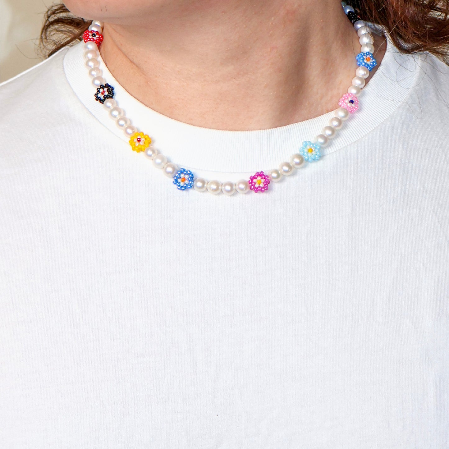 SNBC Primrose Freshwater Pearl Necklace