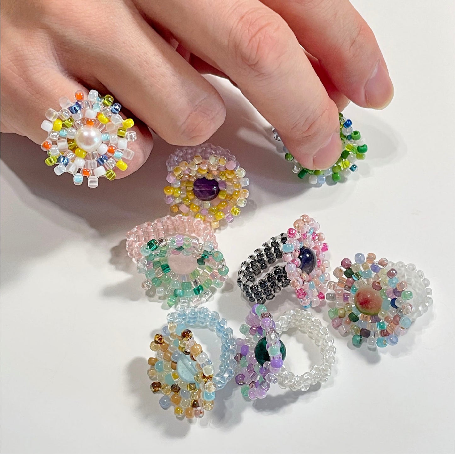SNBC Beaded Ring
