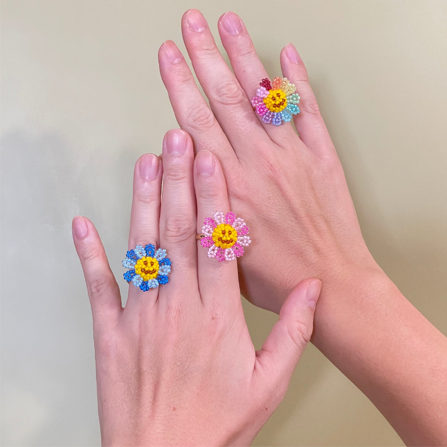 SNBC Smiley Sunflower Ring