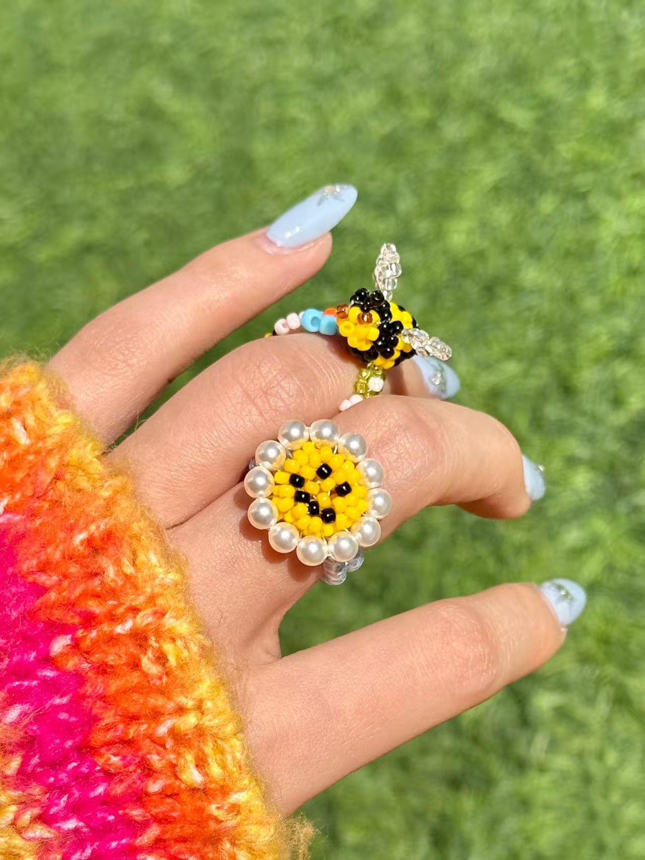 SNBC Smiley Daisy Ring