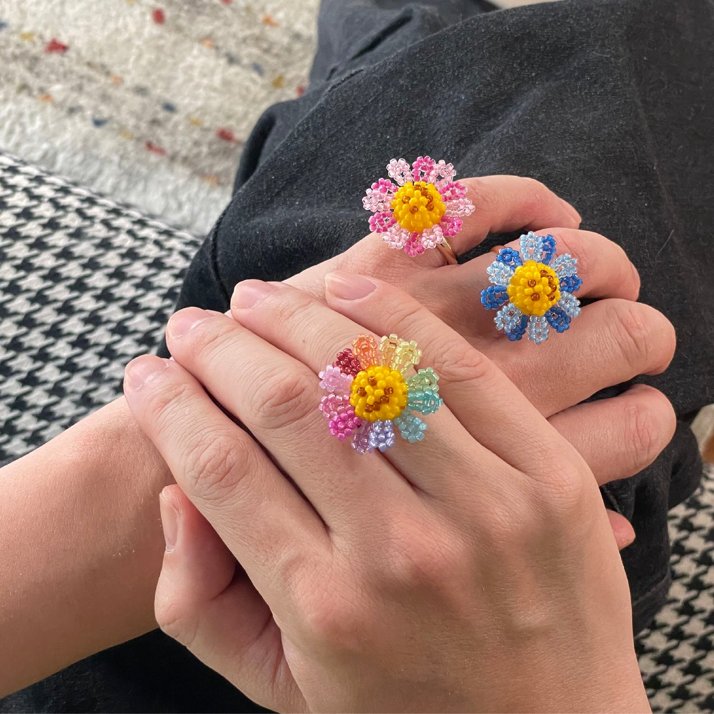 SNBC Smiley Sunflower Ring
