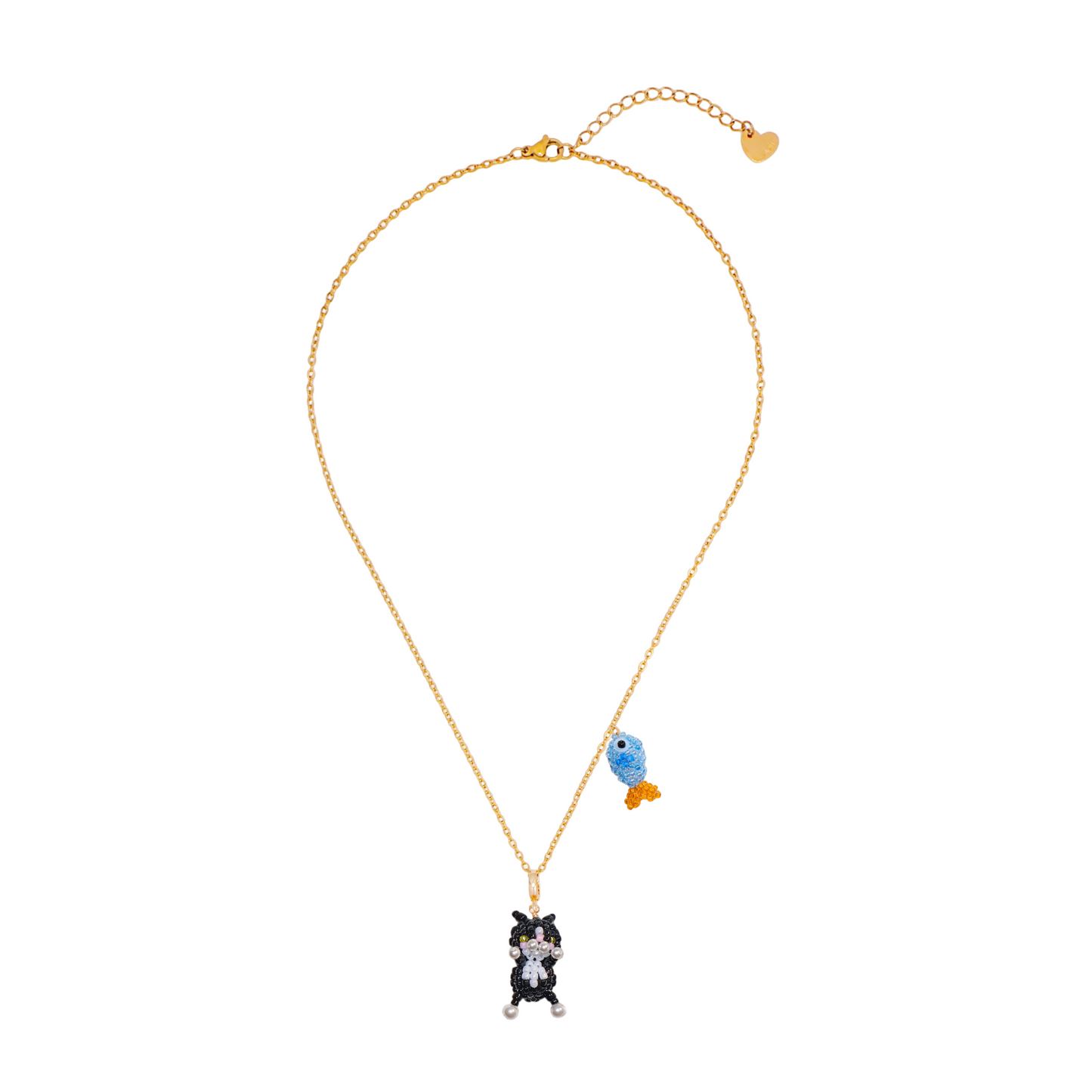 SNBC Cow Cat Fish Necklace