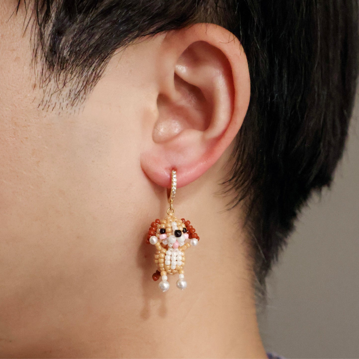 SNBC Dog Bone Earrings (a pair)