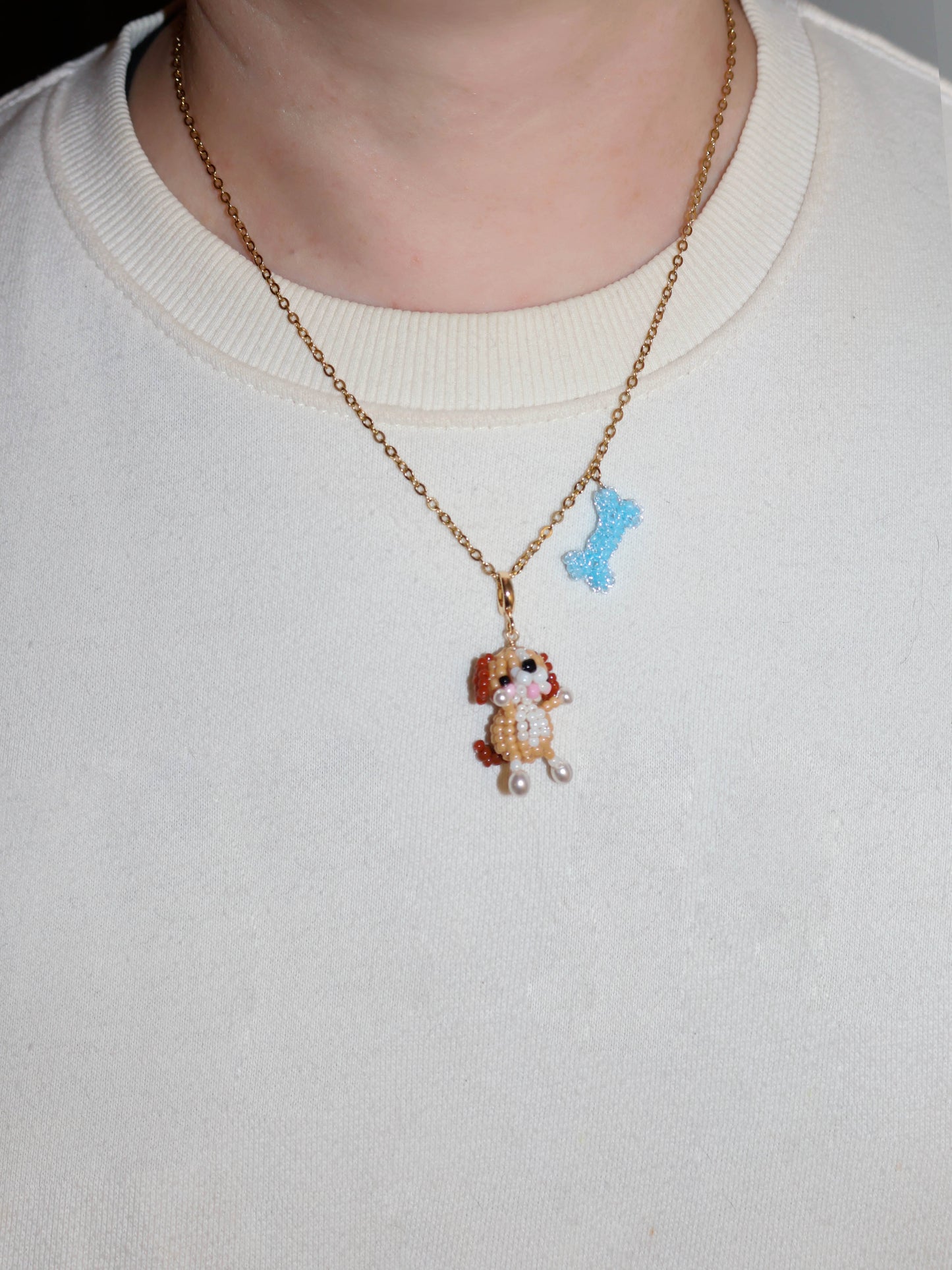 SNBC Puppy Bone Necklace