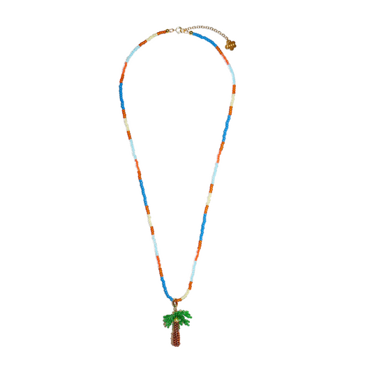 SNBC Coconut Tree Beaded Necklace
