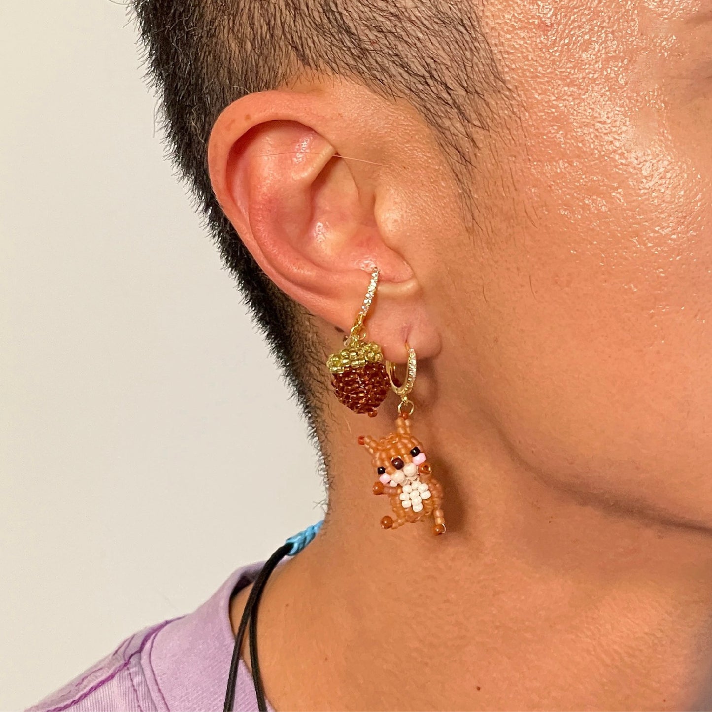 SNBC Dog Bone Earrings (a pair)
