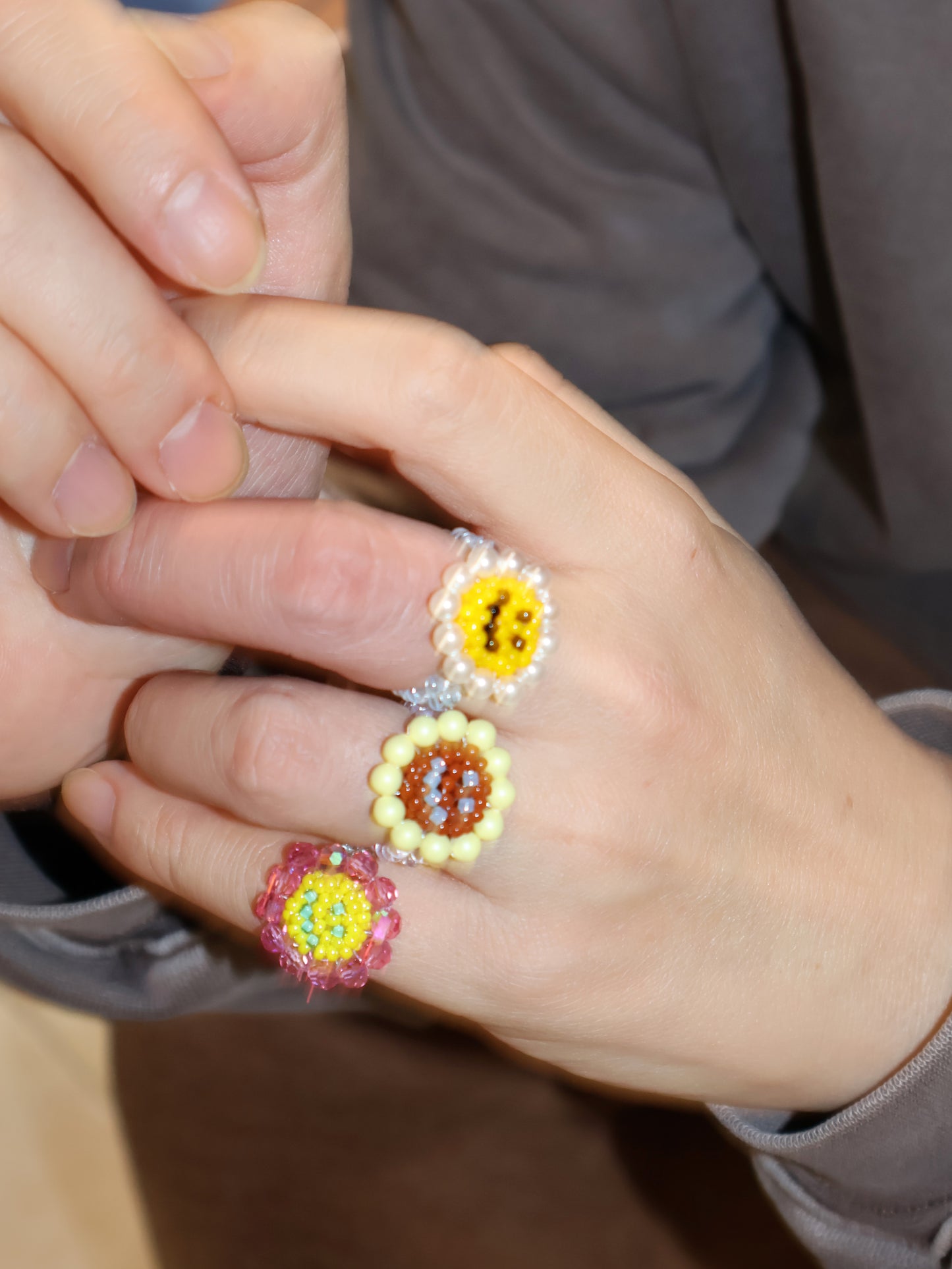 SNBC Smiley Daisy Ring