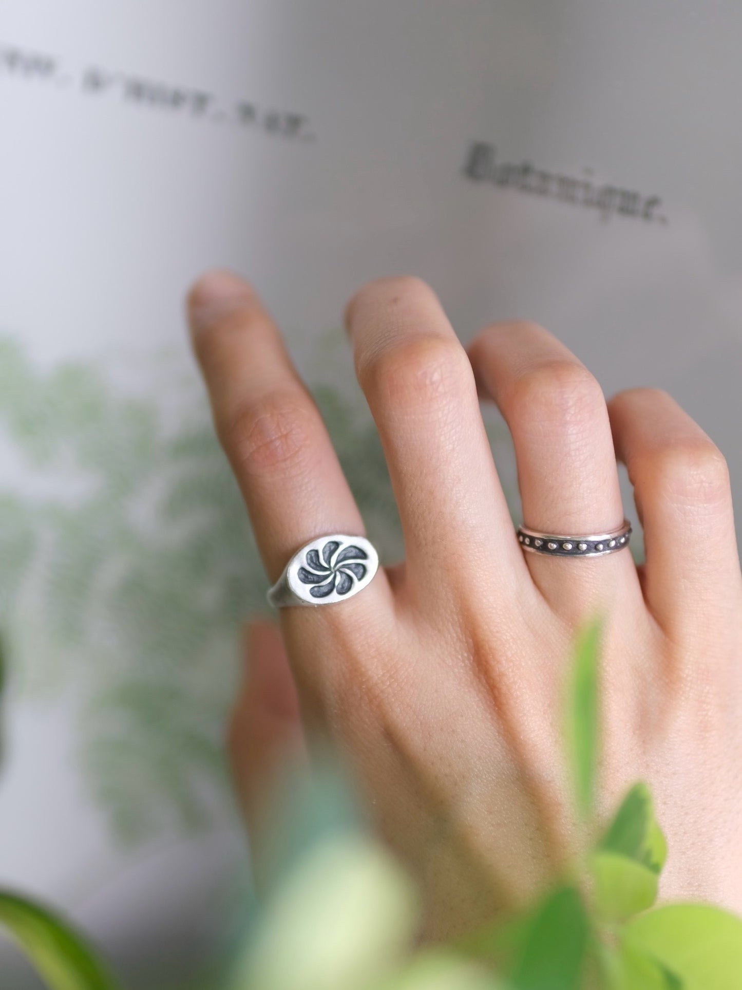 MERE Flower Open Ring