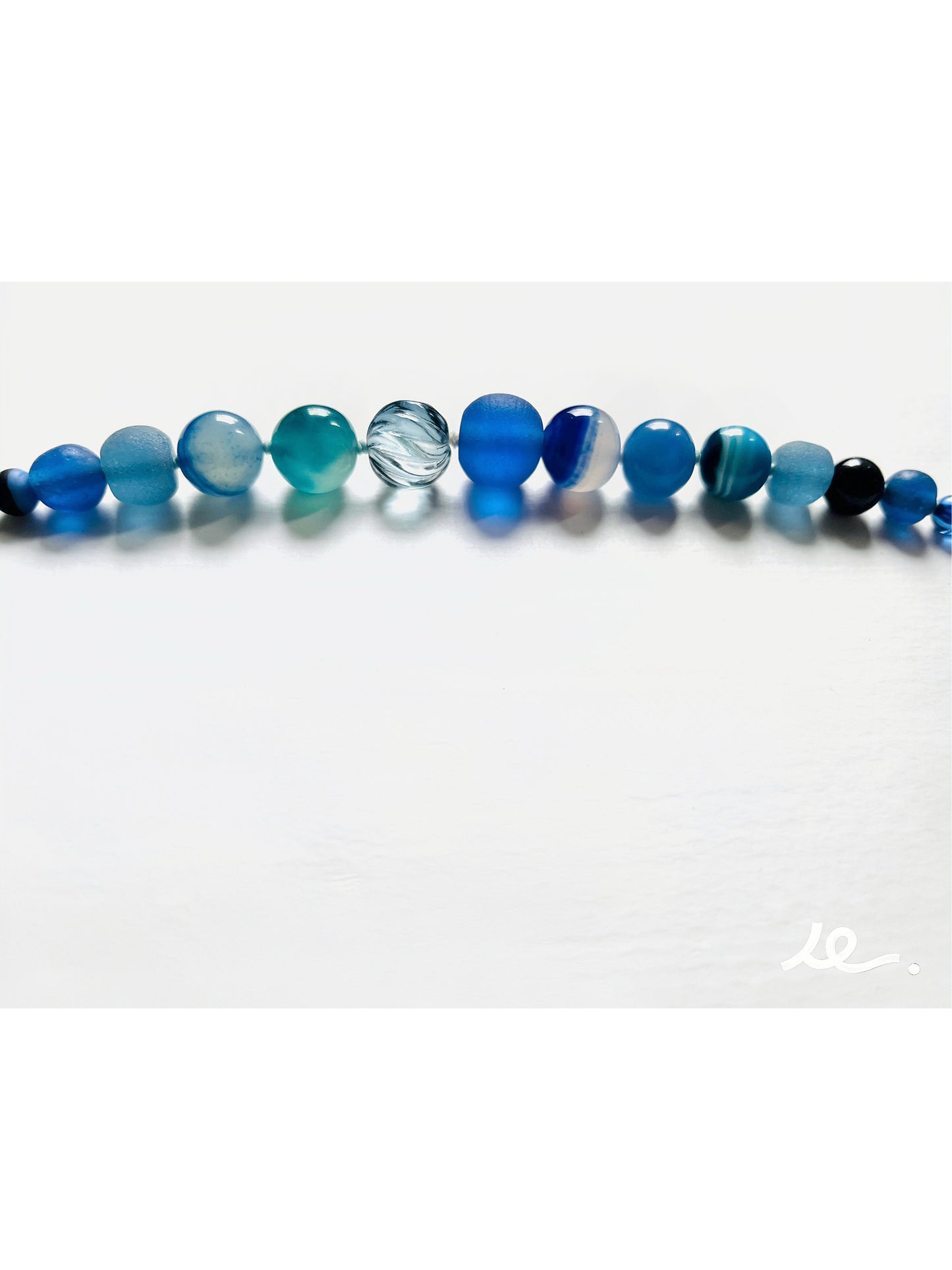 MERE Blue Bubble Necklace