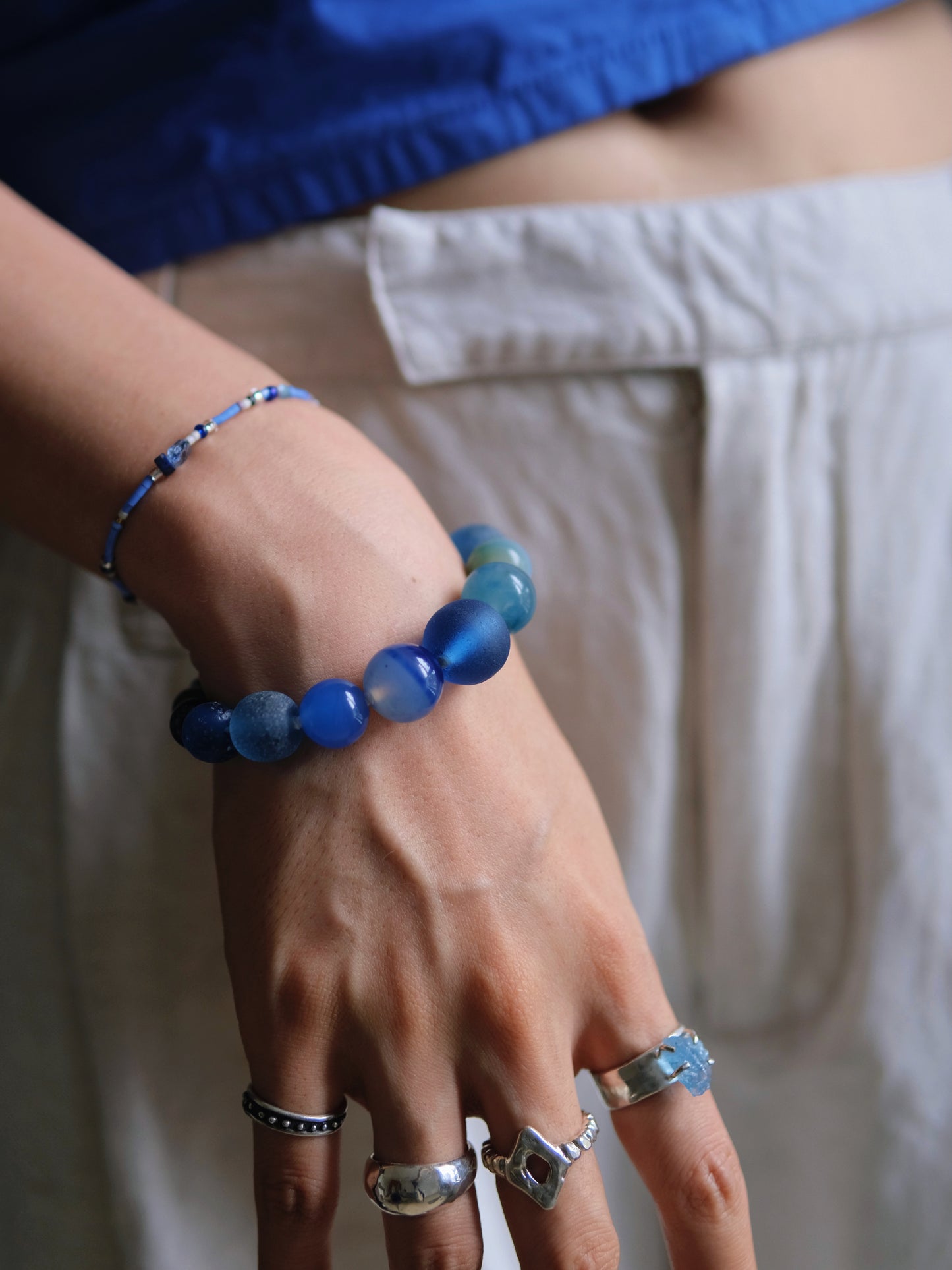 MERE Blue Bubble Bracelet