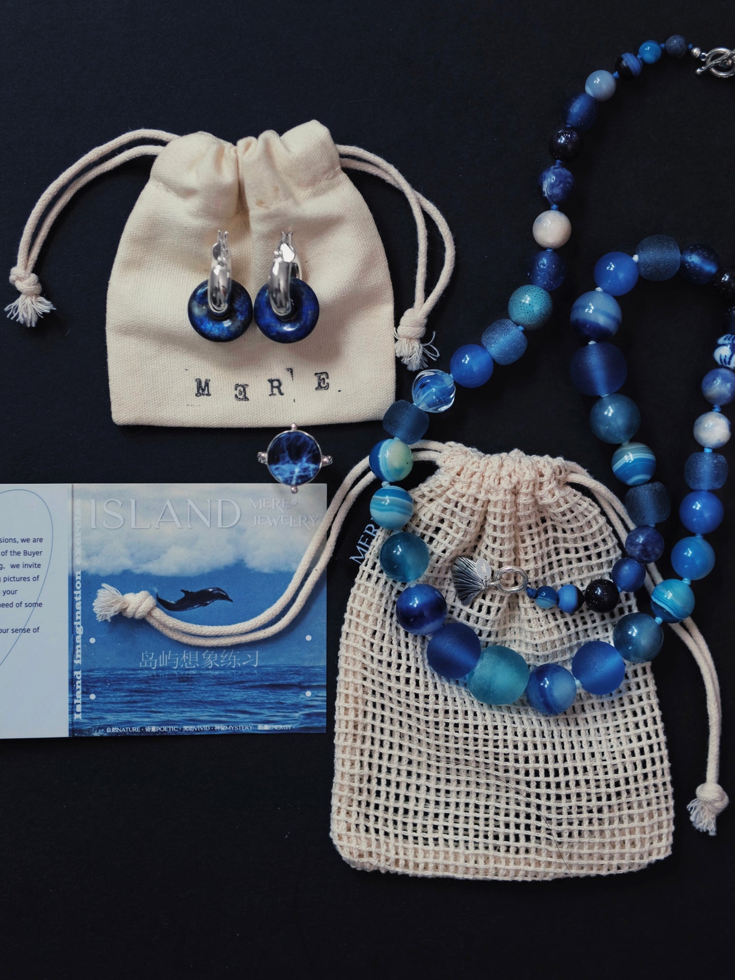 MERE Blue Bubble Bracelet