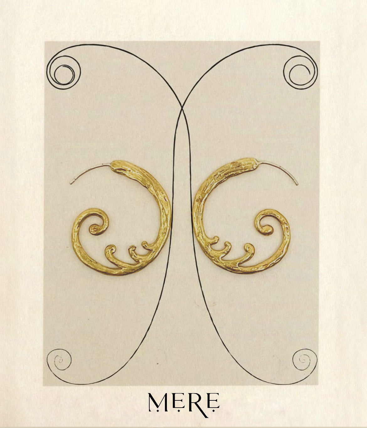 MERE Fern Earrings (a pair)
