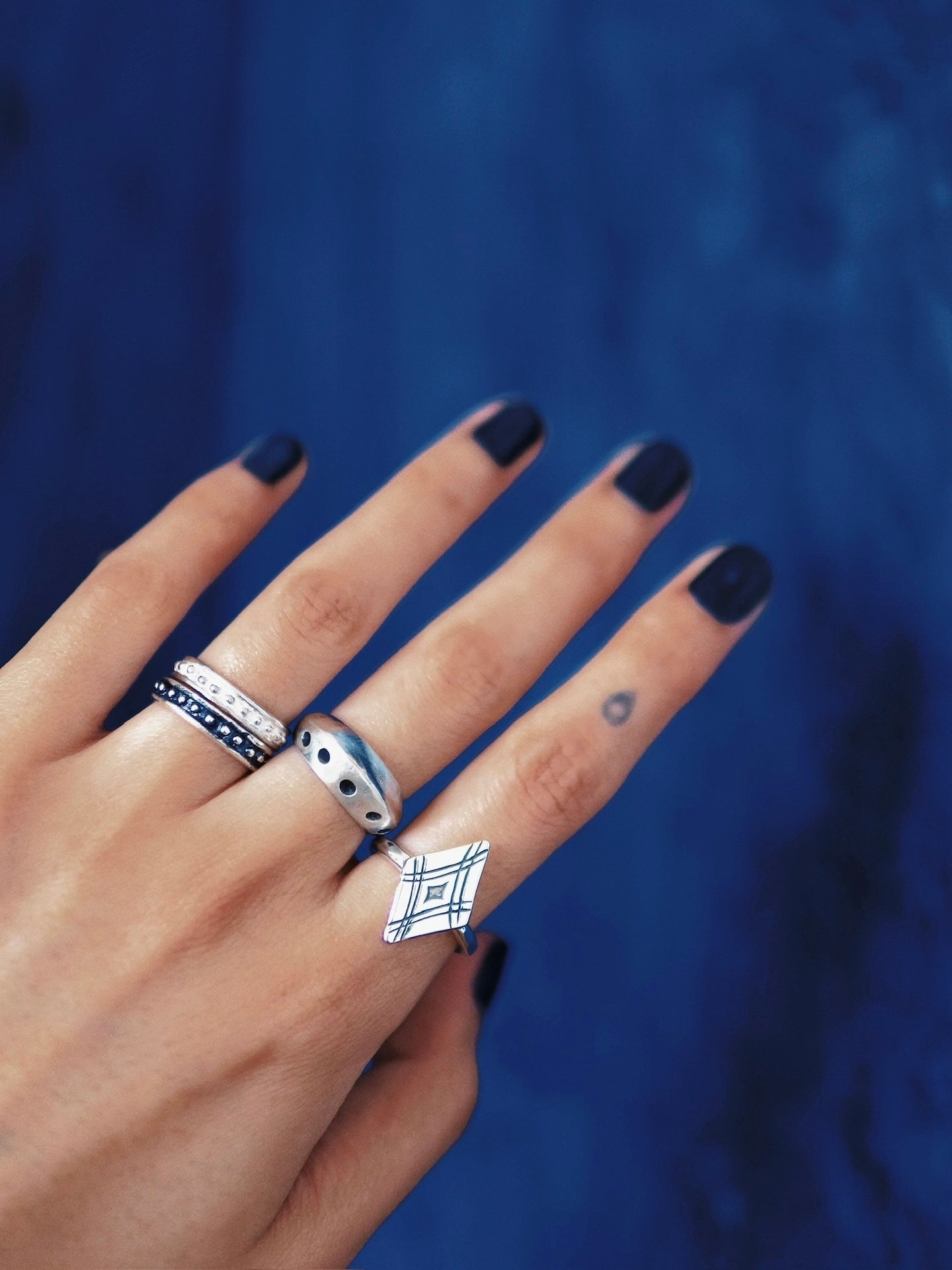 MERE Intersecting Light Open Ring