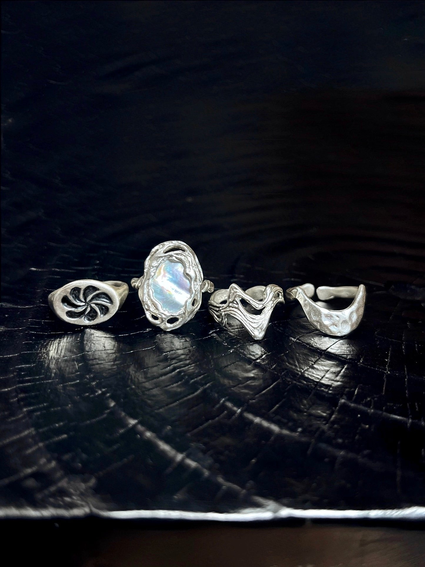 MERE Flower Open Ring