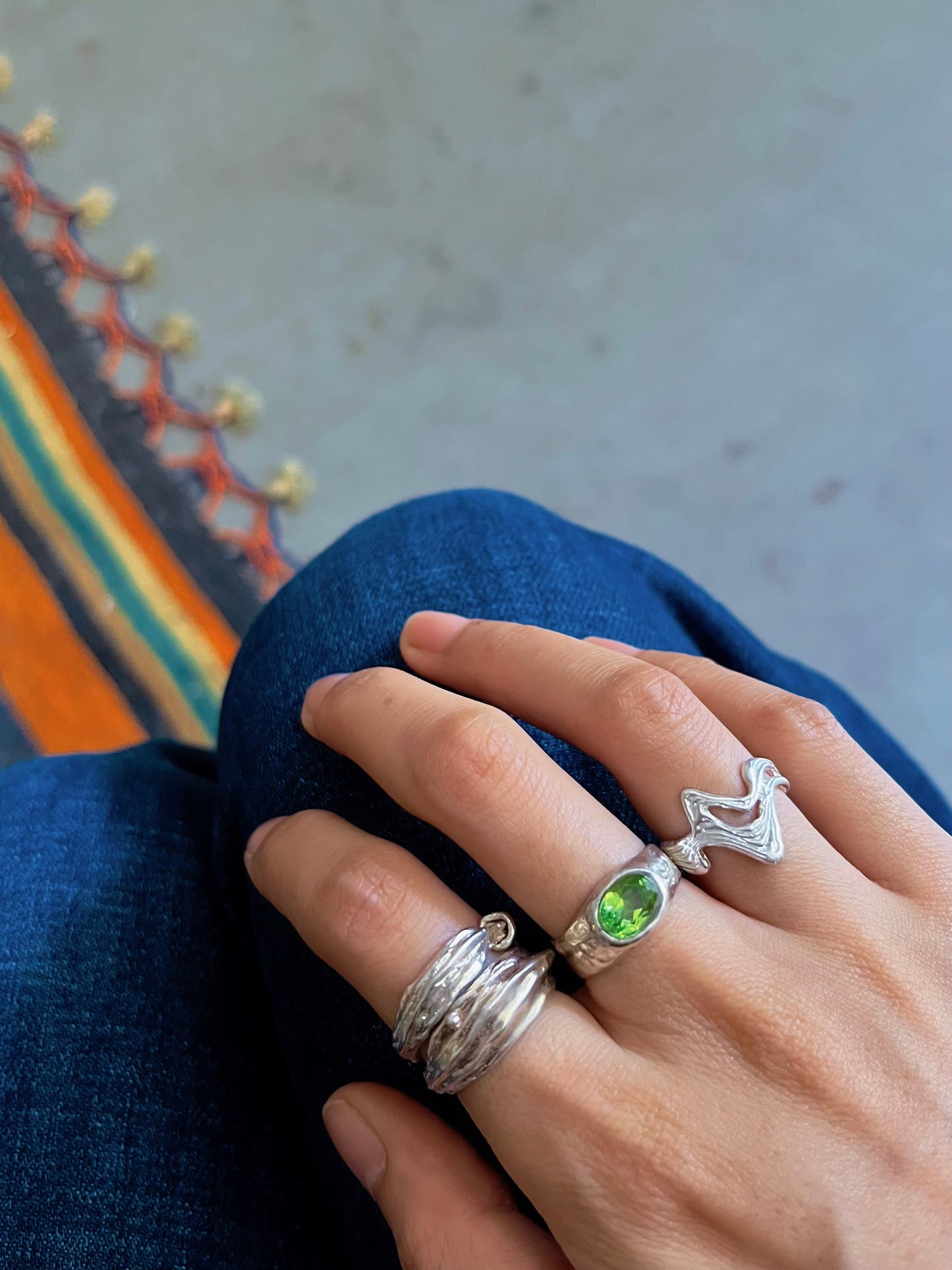 MERE Flower Open Ring