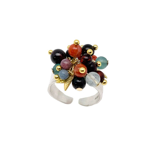 MERE Black Currant Open Ring