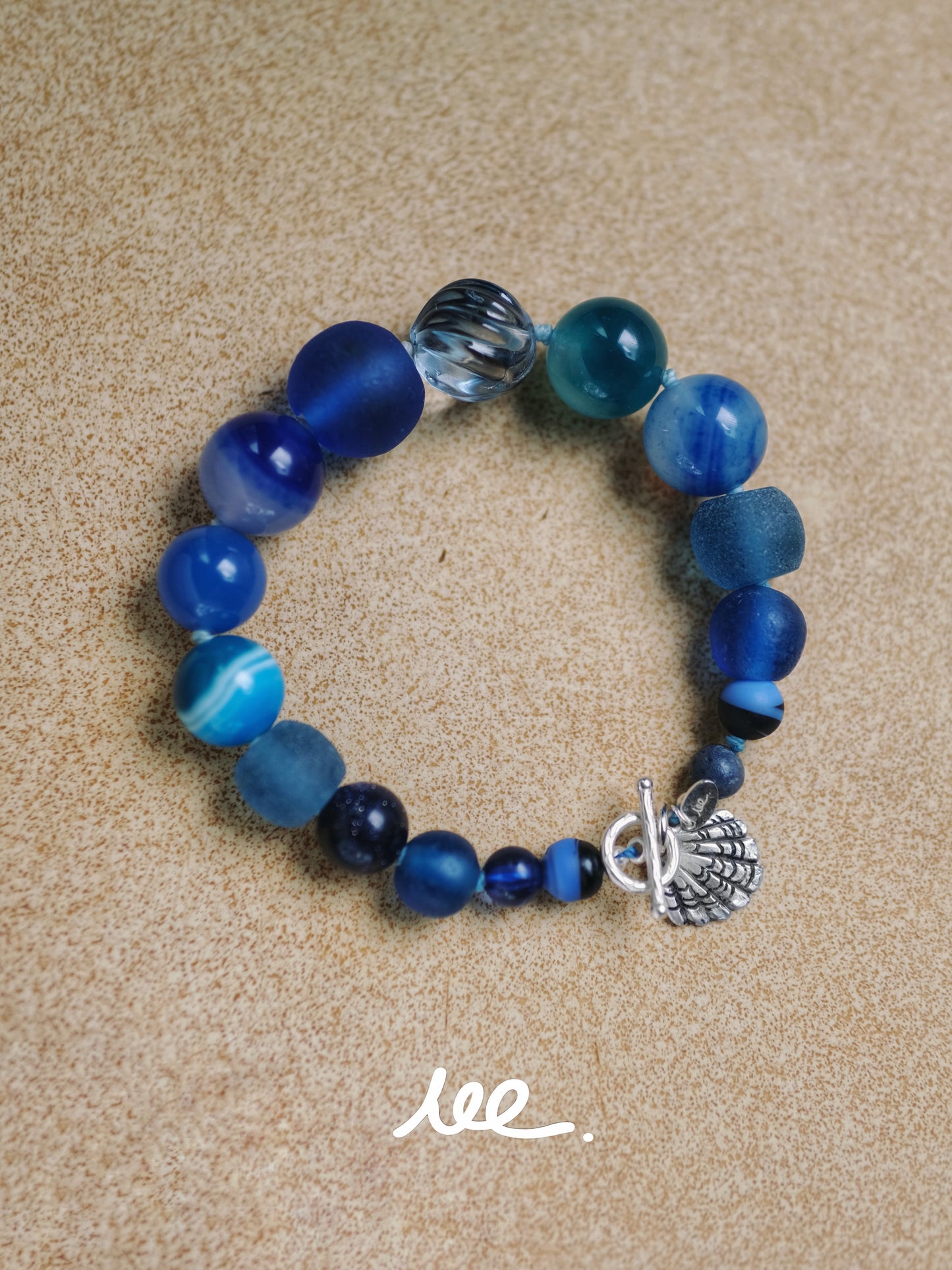 MERE Blue Bubble Necklace
