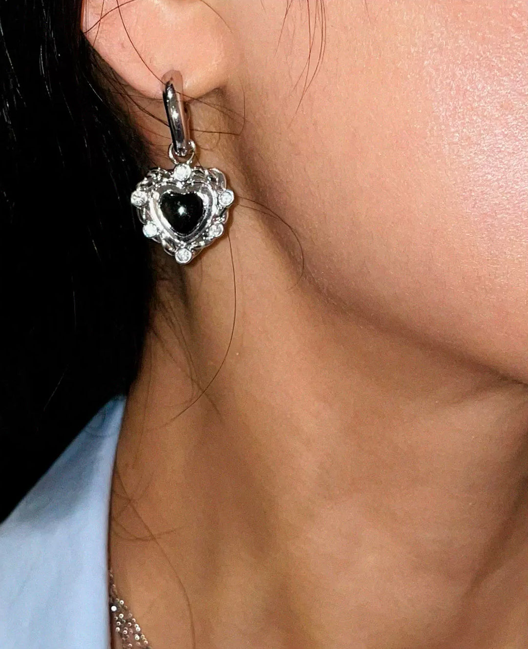 USELESS OBJECTS Uheart Uheart Heart-Shaped Earrings Pair