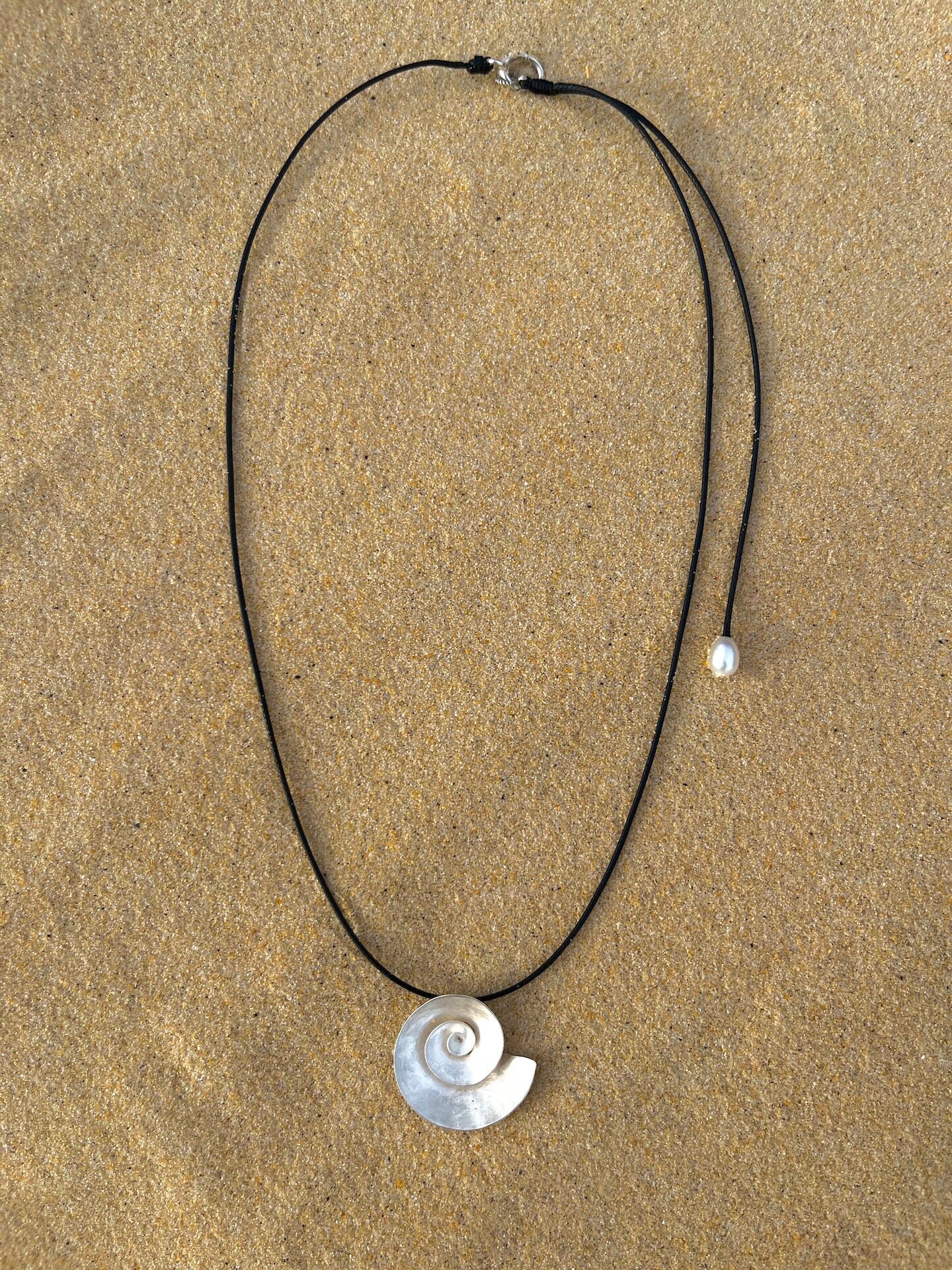 MERE Spiral Shell Necklace