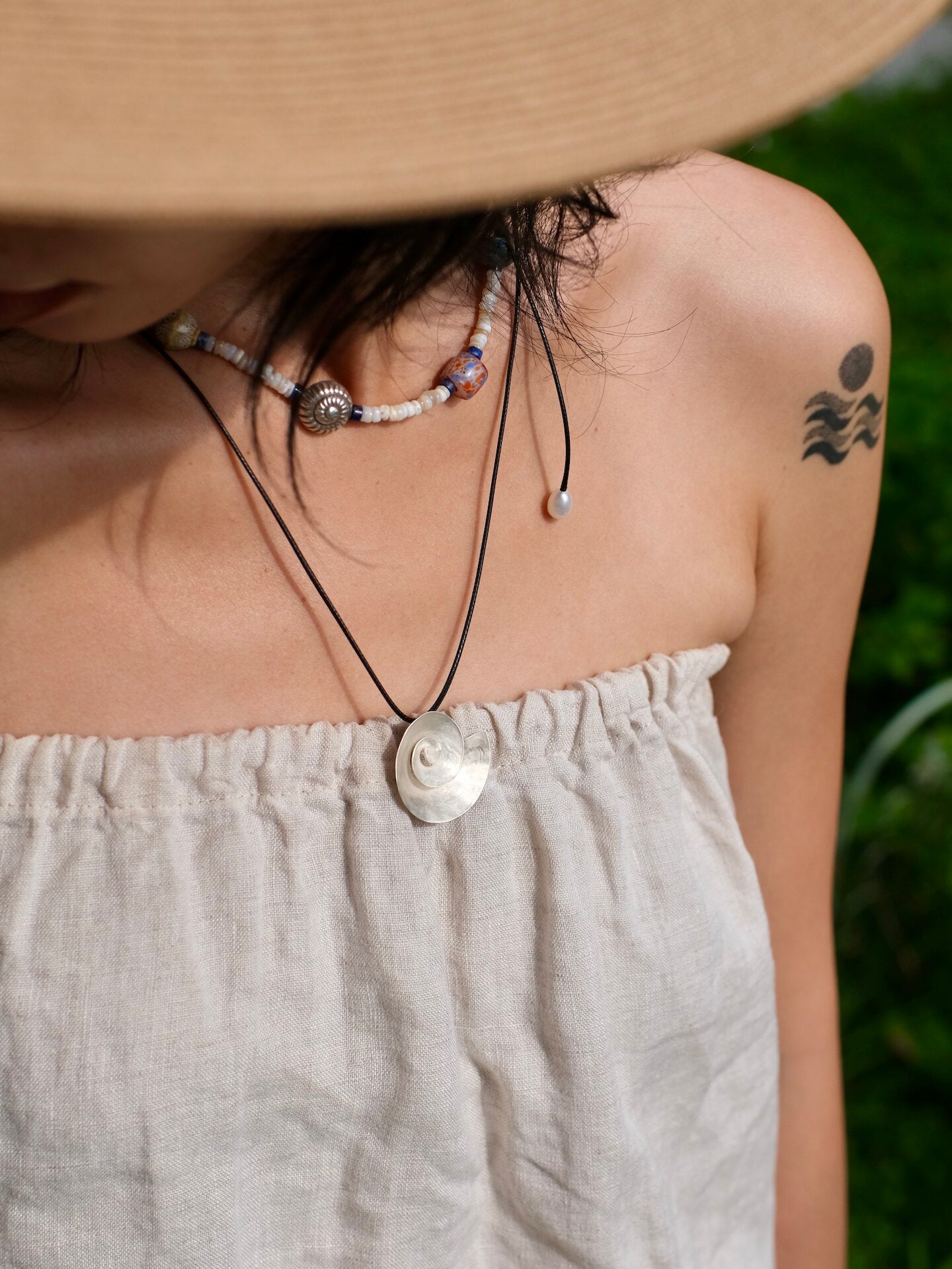 MERE Spiral Shell Necklace