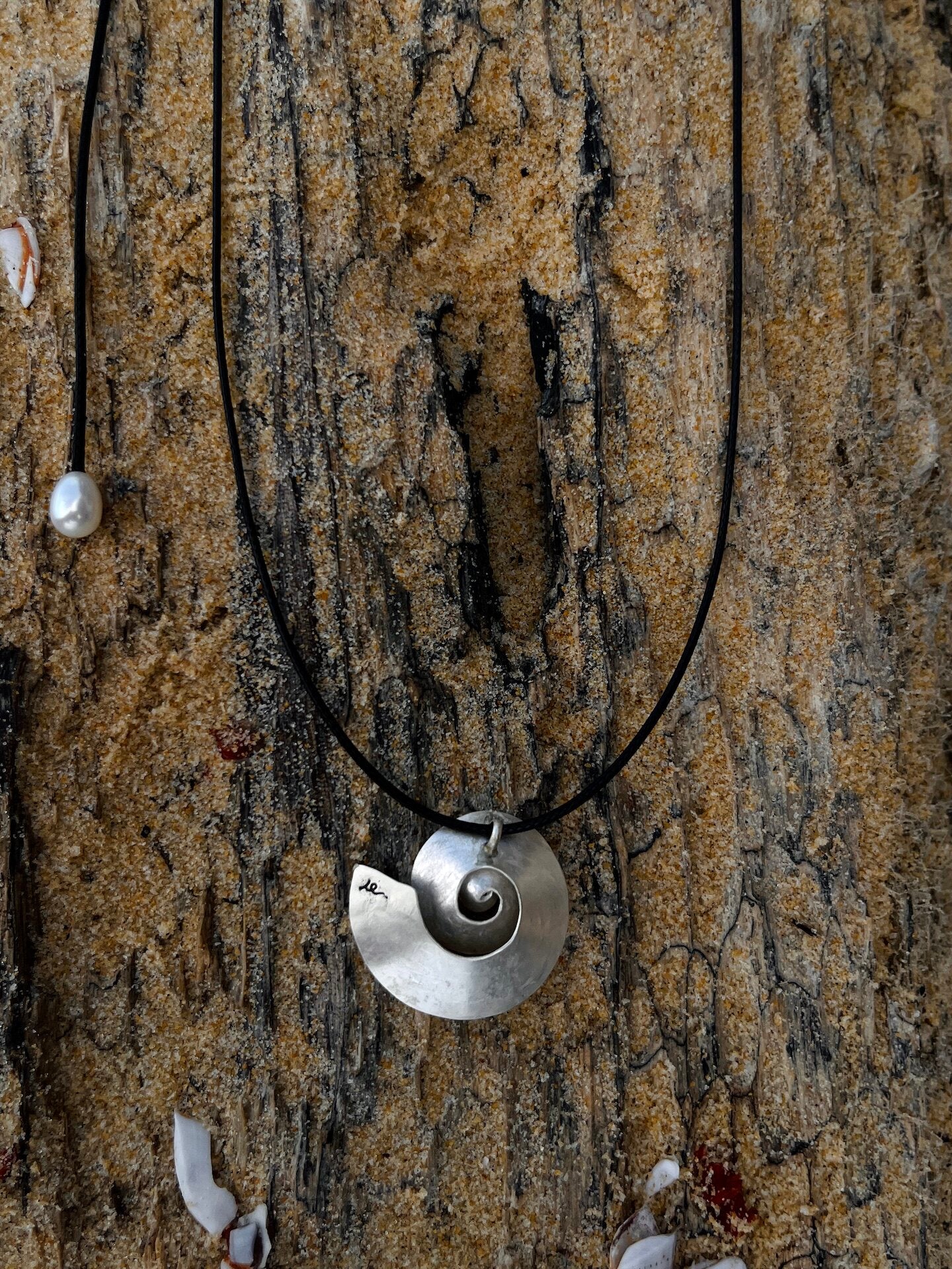 MERE Spiral Shell Necklace