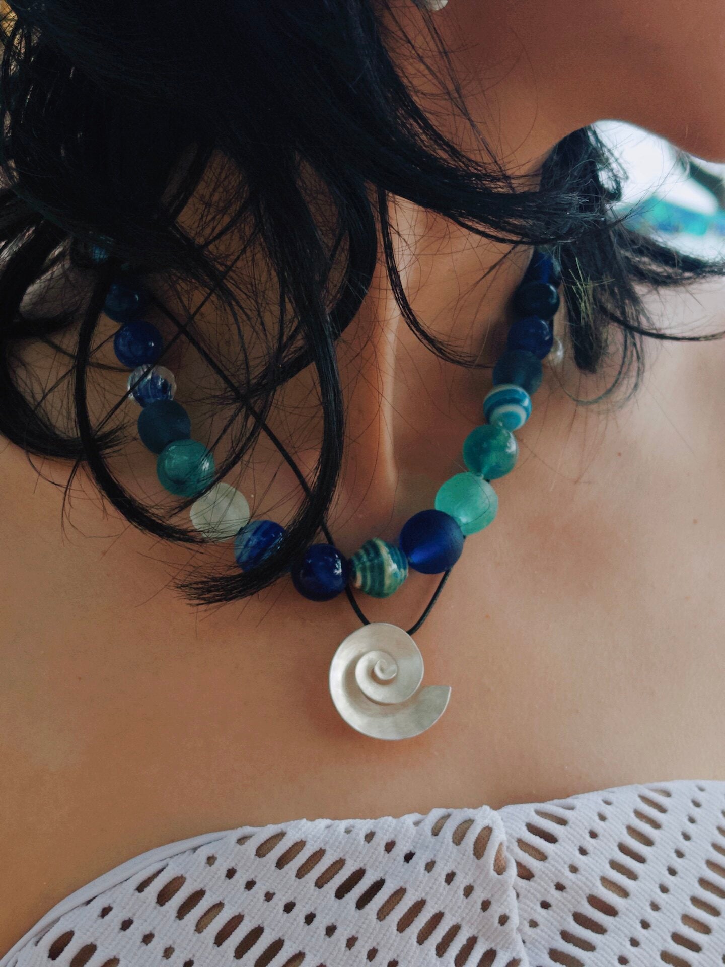 MERE Spiral Shell Necklace