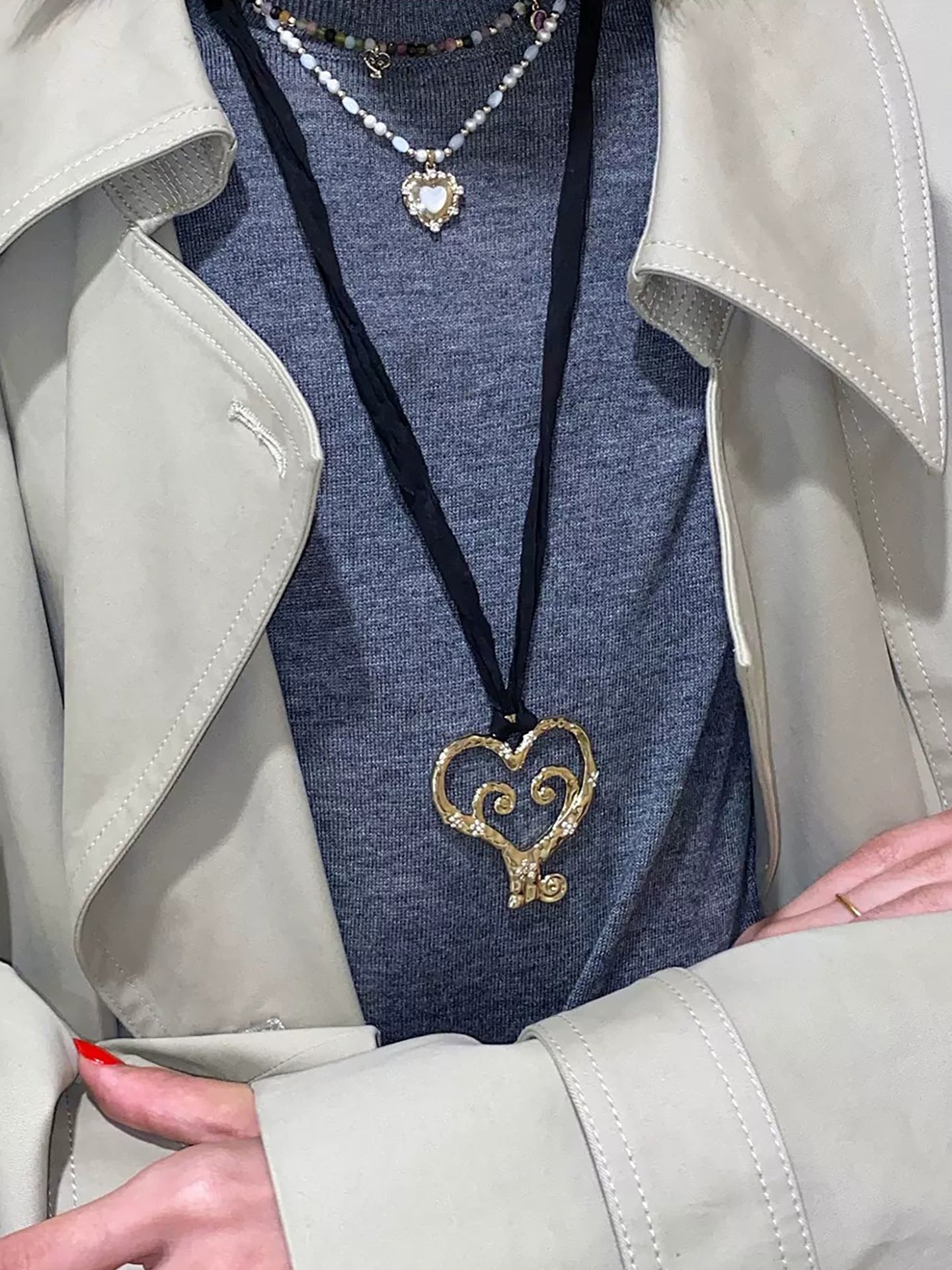 USELESS OBJECTS Infinity Key Large Key Necklace