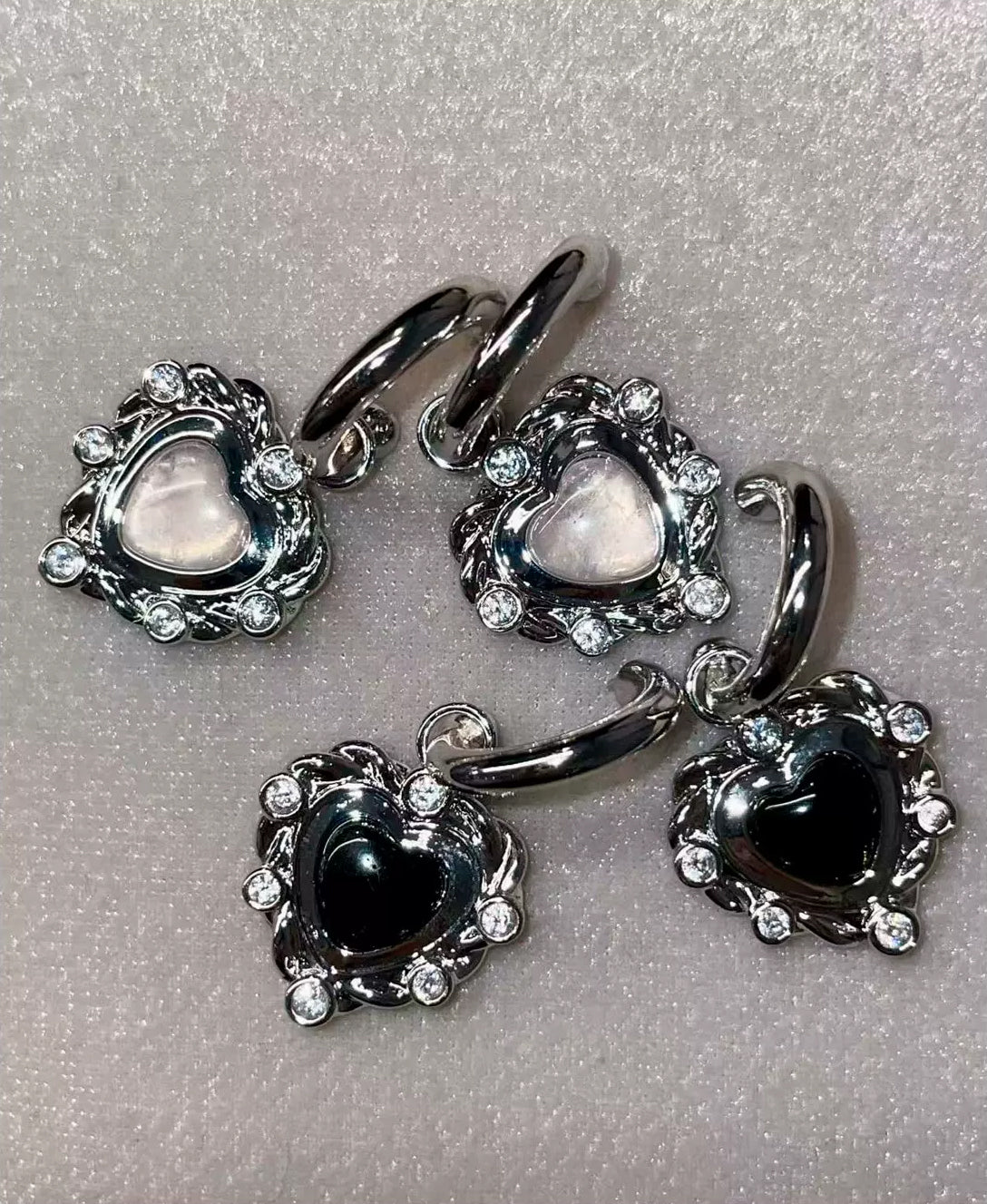 USELESS OBJECTS Uheart Uheart Heart-Shaped Earrings Pair