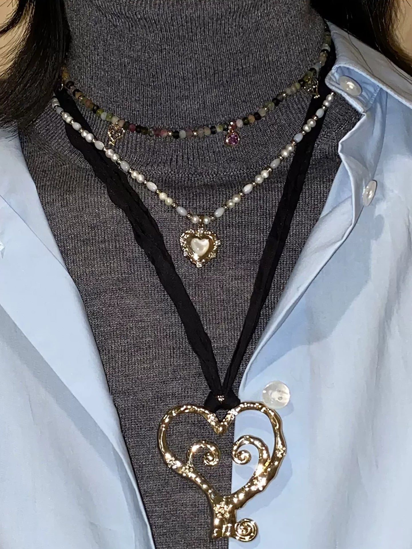 USELESS OBJECTS Infinity Key Large Key Necklace