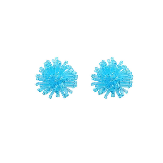 SNBC Puffy Ball Ear Clips (a pair)