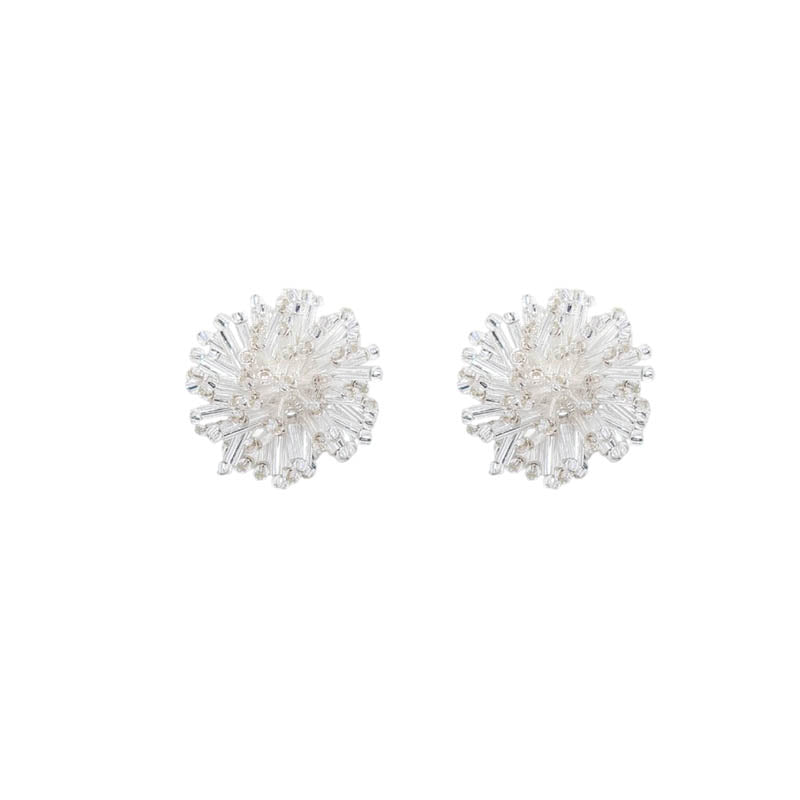 SNBC Puffy Ball Ear Clips (a pair)
