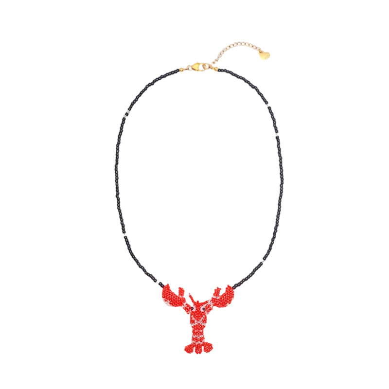 SNBC Lobster Beaded Necklace