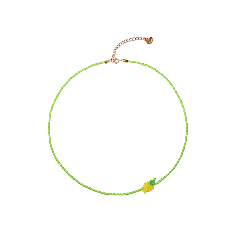 SNBC Mini Lemon Beaded Necklace