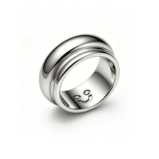 SNOW STUDIOS “TRIPLE” Three-Ring Minimalist 925 Silver Ring