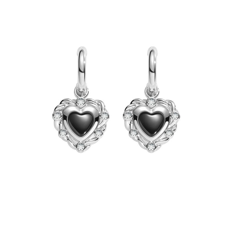 USELESS OBJECTS Uheart Uheart Heart-Shaped Earrings Pair