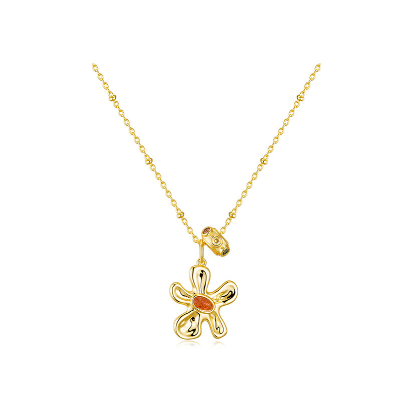 XTASTE Floral Chain Necklace